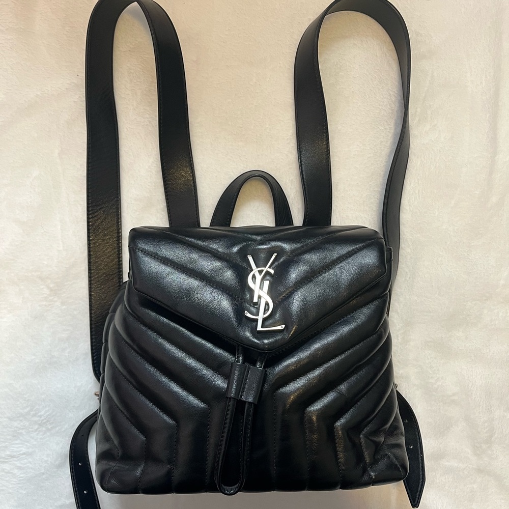 Saint Laurent small loulou quilted backpack